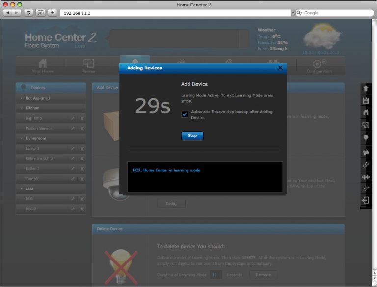 Kako dodati novi uređaj u Z-Wave mrežu 5